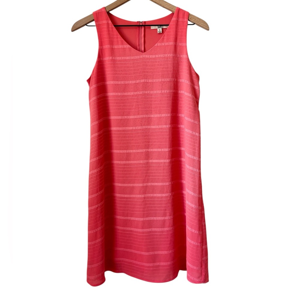Ya Los Angeles Relaxed Fit A-Line Mini Dress Coral Pink Sz Sm Lightweight Casual